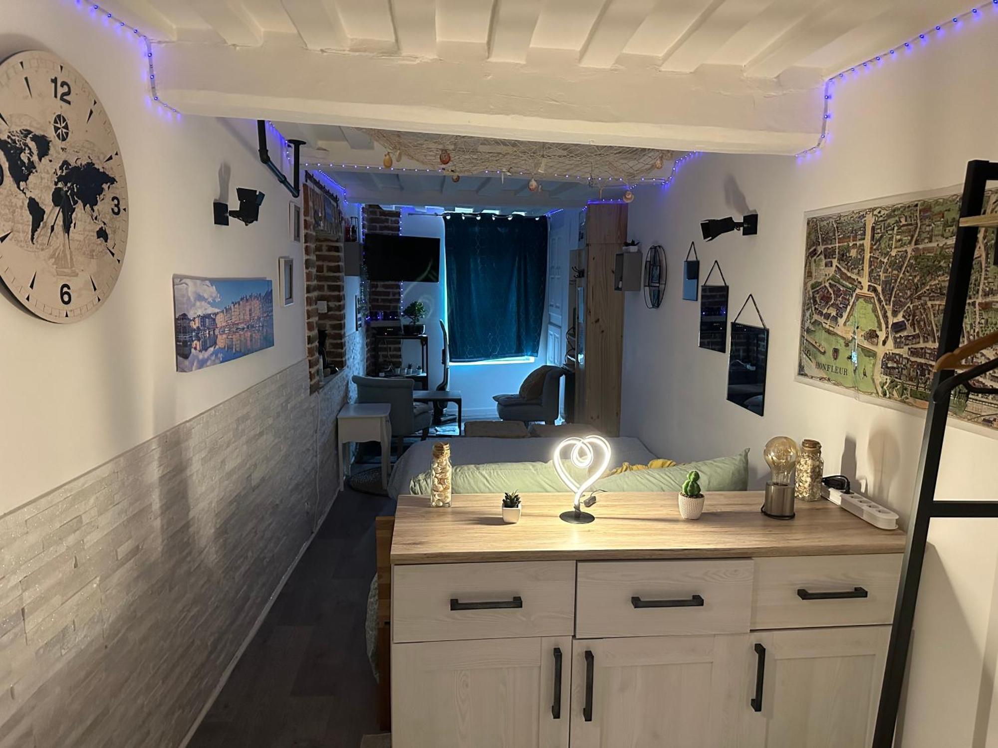 Le Ti Wi Studio En Plein Coeur Du Vieux Bassin Honfleur Kültér fotó